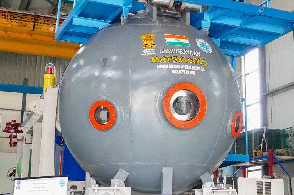 Индия испытает подводный аппарат в рамках глубоководной миссии 