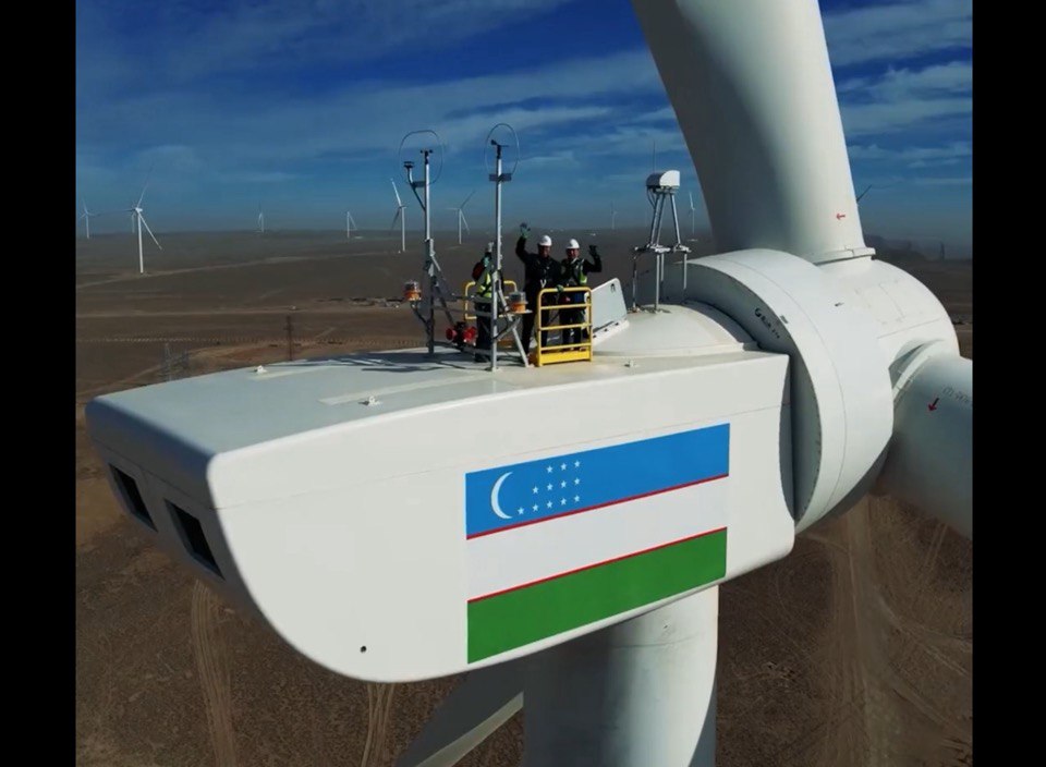 Крупнейшая ветровая электростанция «Зарафшан» начала выработку электроэнергии