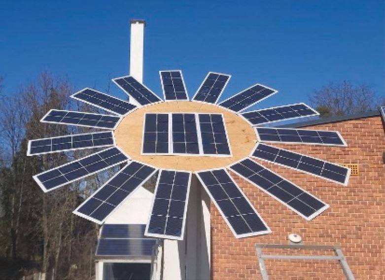 Ученые изобрели солнечный генератор в виде подсолнуха