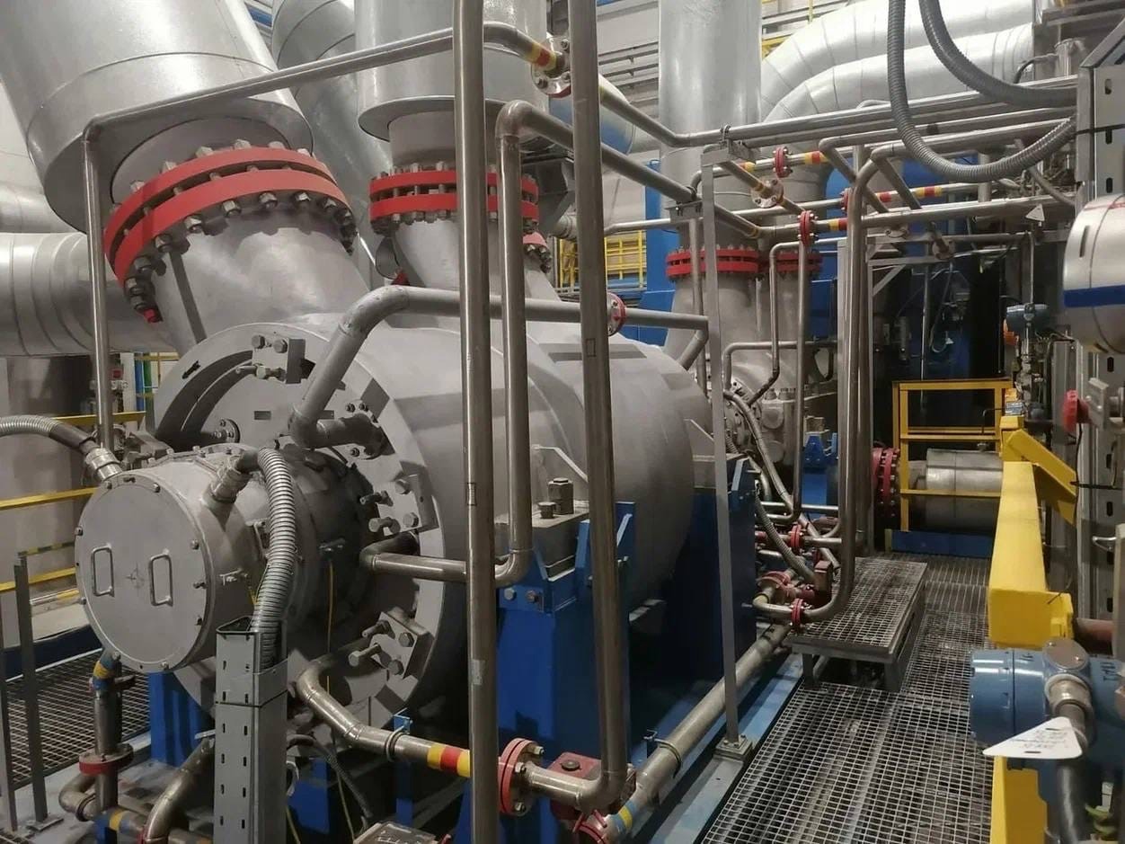 На Чаяндинском месторождении введены в эксплуатацию турбокомпрессорные агрегаты