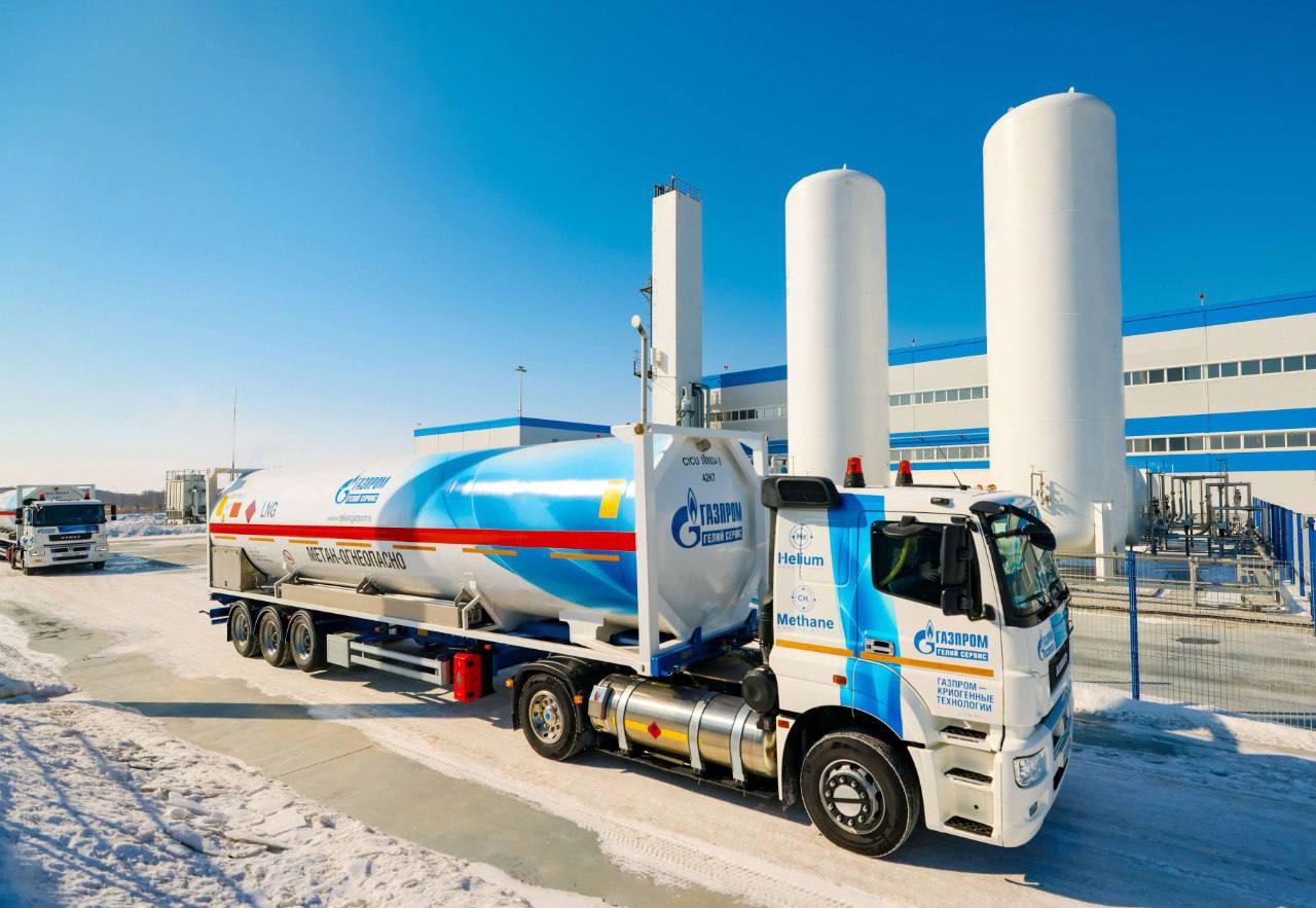 «Газпром гелий сервис» организовал регулярную транспортировку сжиженных газов в Китай на собственном СПГ-транспорте