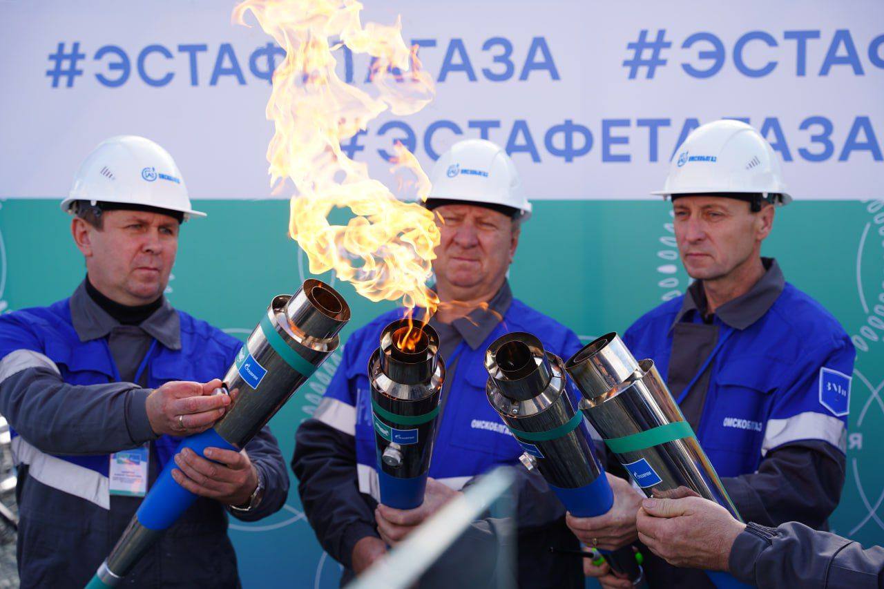 В Омской области запустили в работу один из ключевых объектов программы газификации региона